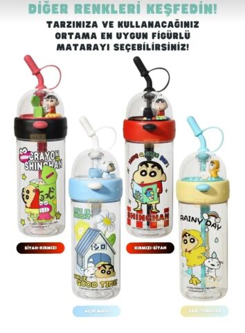 VAGONLİFE 620 ml Basketbol Oyunlu Kapak Pipetli El Askılı Tritan Su Matarası Suluk