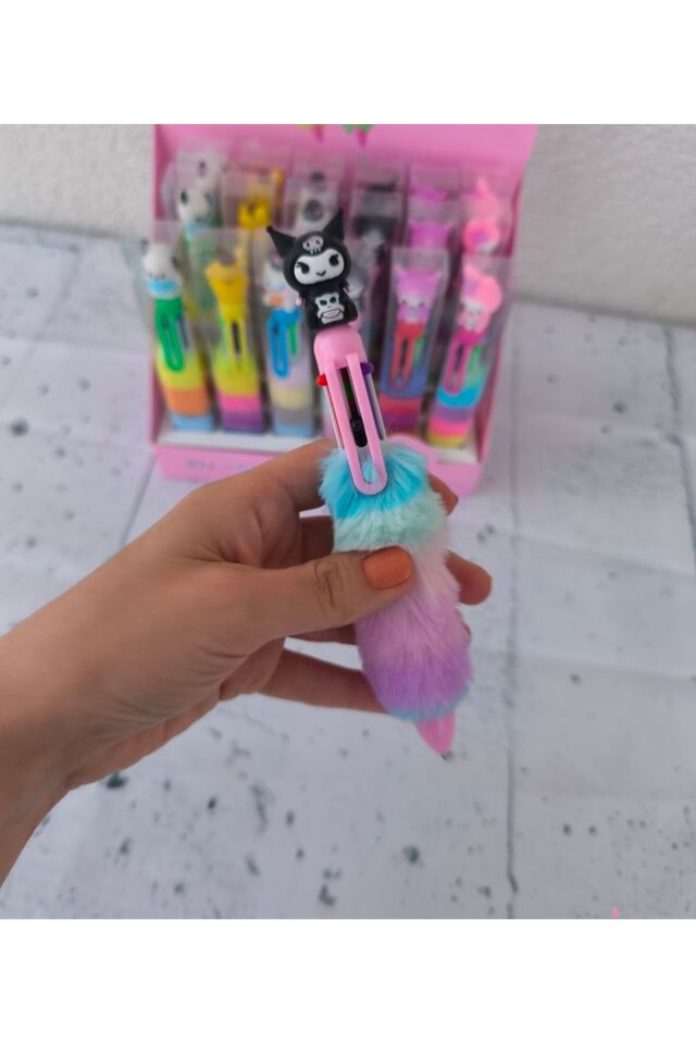 Peluş Çoklu Tükenmez Kalem 1 ADET