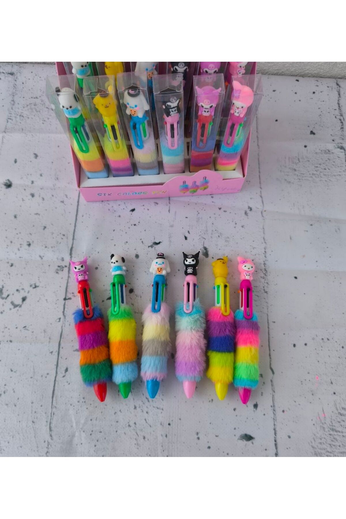 Peluş Çoklu Tükenmez Kalem 1 ADET