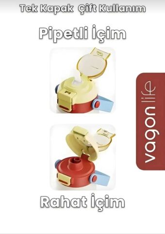 VAGONLİFE ÇELİK TERMOS /MATARA 600 ML 4 MODEL