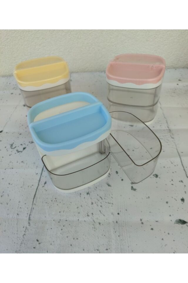 1 Adet Masaüstü Kalemlik Organizer 5 Bölmeli 11x11 cm STİCKER HEDİYELİ