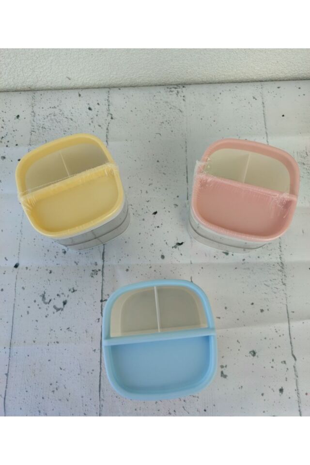 1 Adet Masaüstü Kalemlik Organizer 5 Bölmeli 11x11 cm STİCKER HEDİYELİ