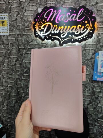 PARLAK DOKULU KAPAK AJANDA DEFTER