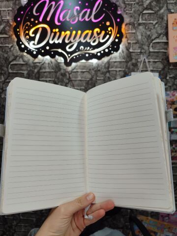 PARLAK DOKULU KAPAK AJANDA DEFTER