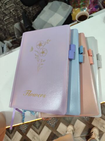 PARLAK DOKULU KAPAK AJANDA DEFTER