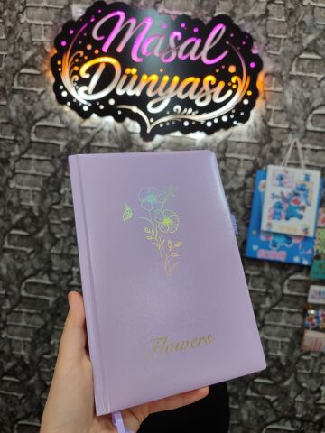 PARLAK DOKULU KAPAK AJANDA DEFTER