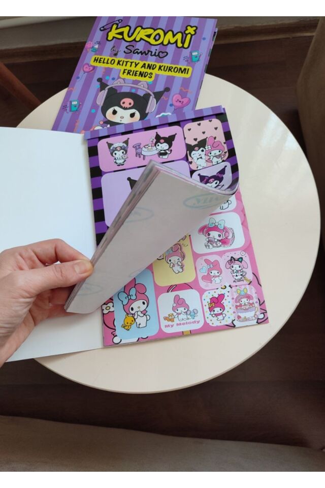 Kuromi Sticker Kitabı Sticker Albüm Hello Kitty Albüm 1 ADET