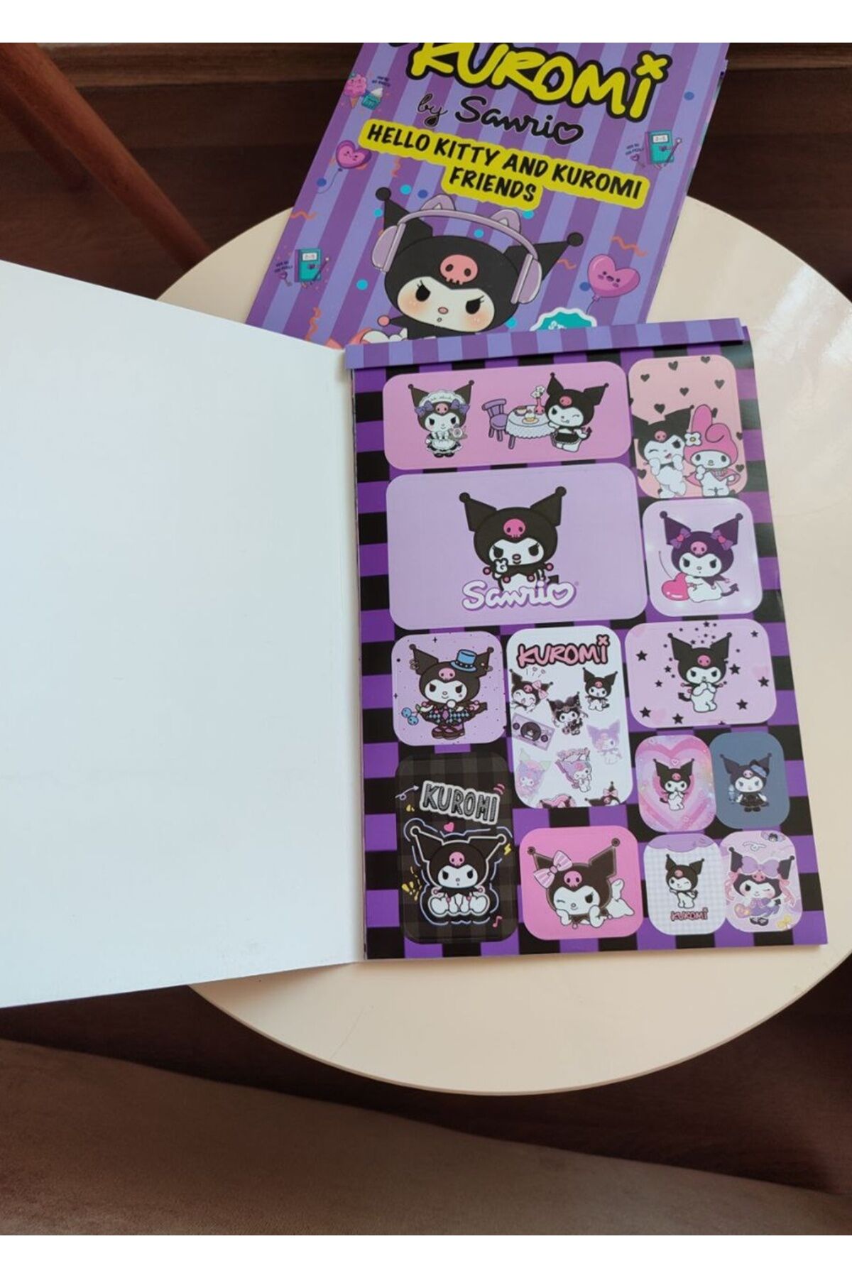 Kuromi Sticker Kitabı Sticker Albüm Hello Kitty Albüm 1 ADET