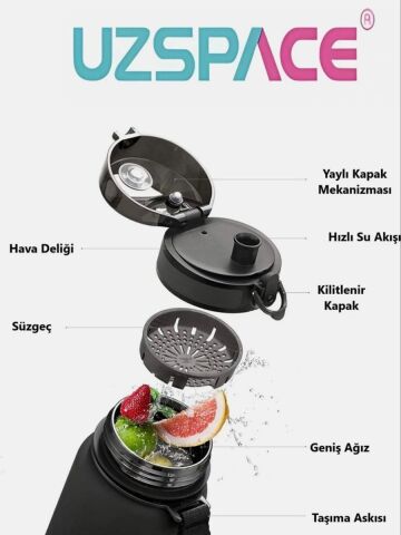 VAGONLİFE UZPACE 1000ML MATARA