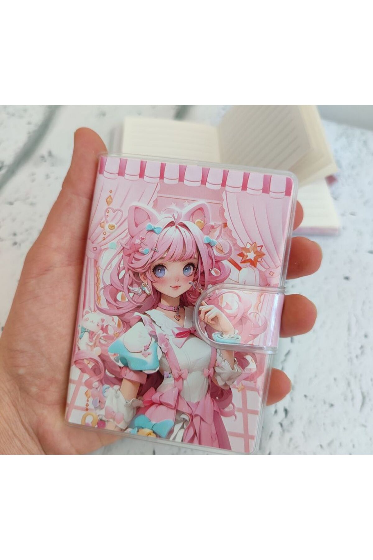 A6 Cırtlı Anime Konsept Defter Not Defteri Çizgili Defter 80 Yaprak 1 ADET