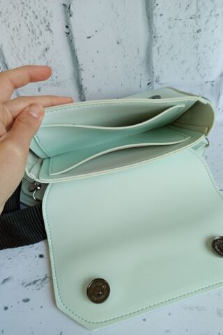 Çapraz Çanta Omuz Çantası Renkli Çantalar Clutch Çanta Yeşil - Tek Ebat
