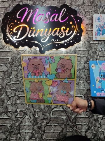 30*30 CM TUVALLİ ELMAS BOYAMA TAŞ DİZME SETİ