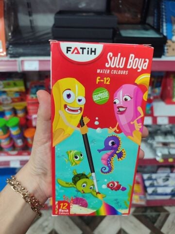 FATİH 12 RENK SULU BOYA