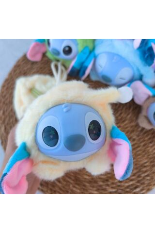 Stitch Peluş İpli Kalem Kutusu İthal Kalemlik 1 ADET Sarı