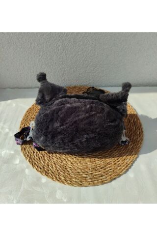 Kuromi Peluş Omuz Çantası Çocuk Çantası 1 ADET Siyah - Tek Ebat