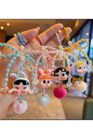 CryBaby Bileklikli Telefon Aksesuarı ve Anahtarlık 1 ADET Rastgele - CryBaby