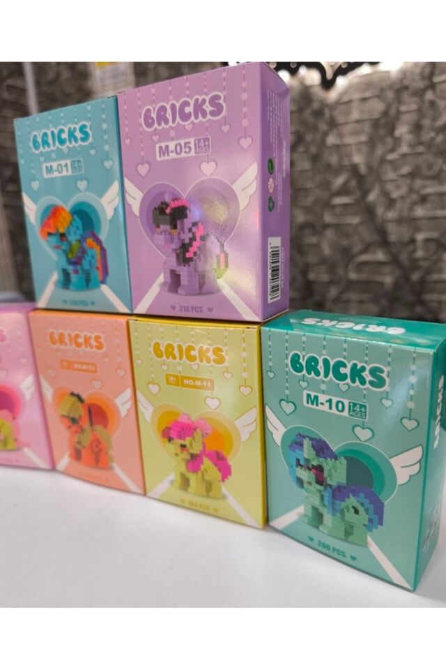 1 ADET My Little Ponny Lego Bricks Yapı Oyuncak
