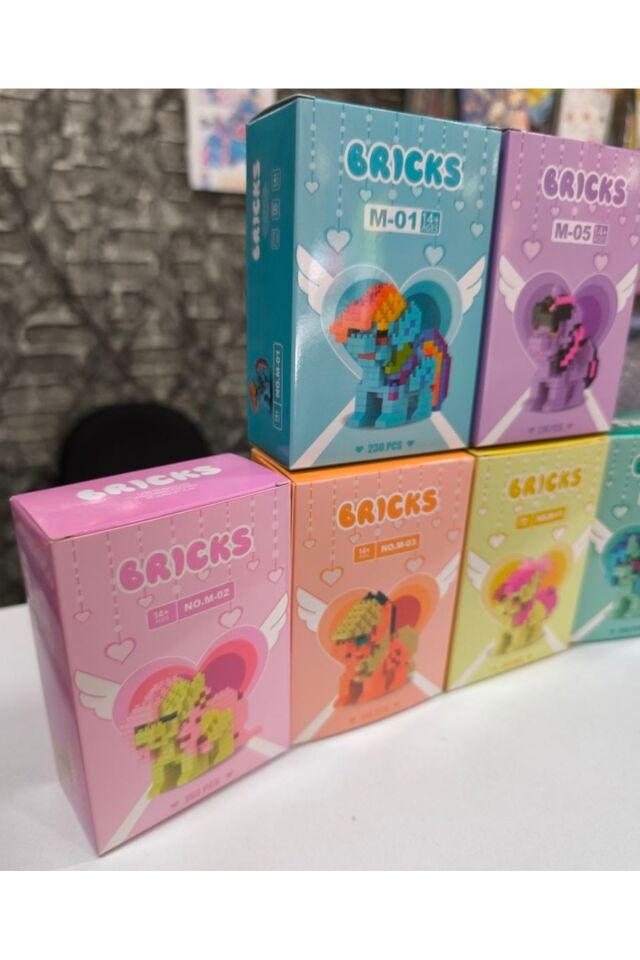 1 ADET My Little Ponny Lego Bricks Yapı Oyuncak
