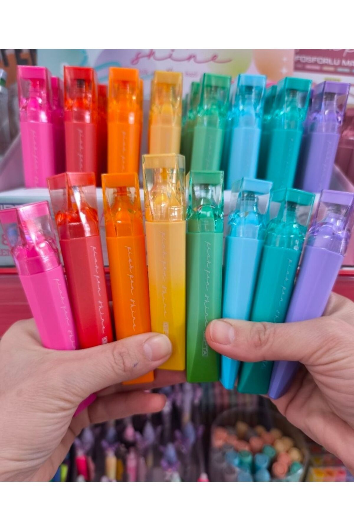 2 ADET Neon Fosforlu Kalem