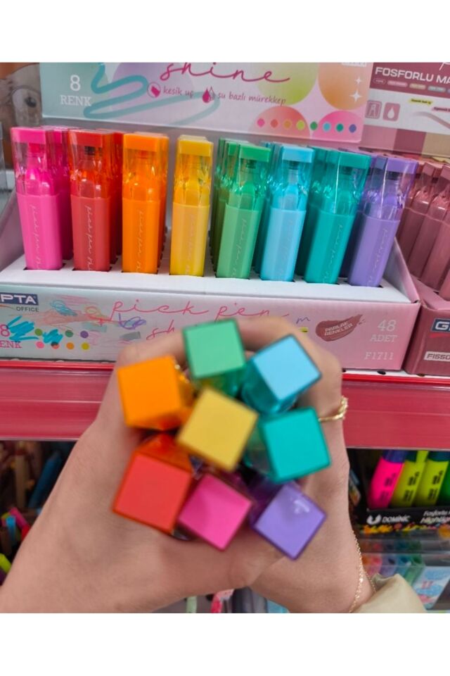 2 ADET Neon Fosforlu Kalem