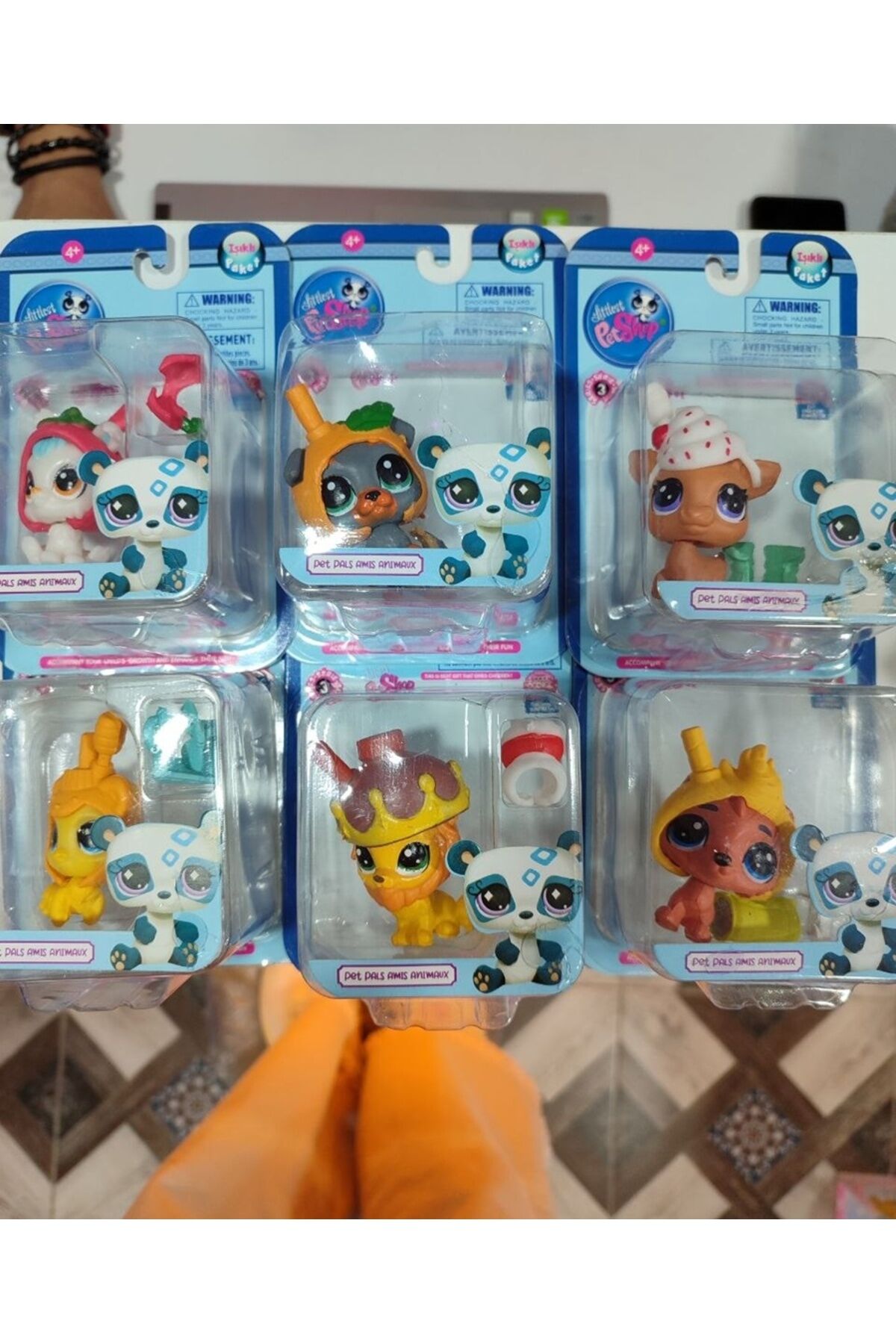 1 ADET Işıklı Littlest Pet Shop Miniş Oyuncak