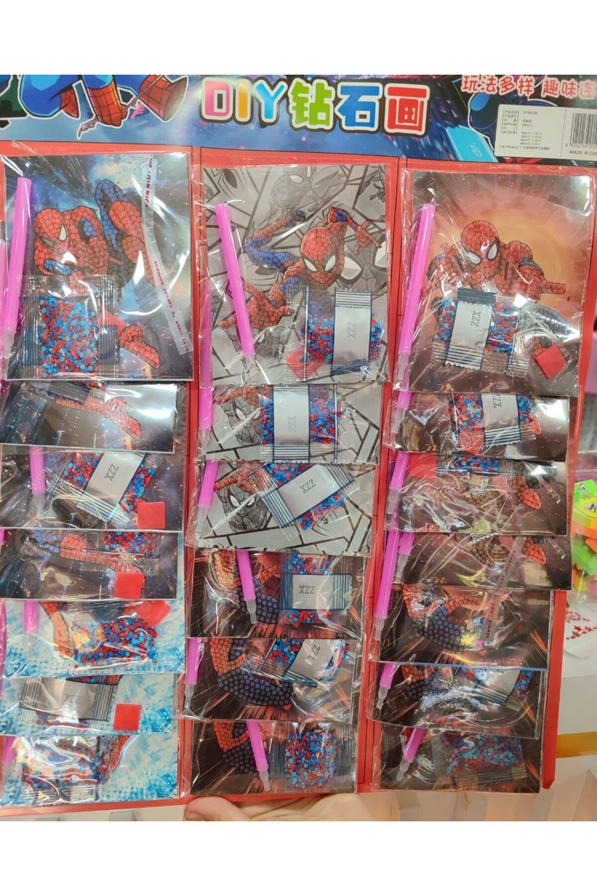 Spidermen Elmas Dizme Boyama Seti 1 ADET