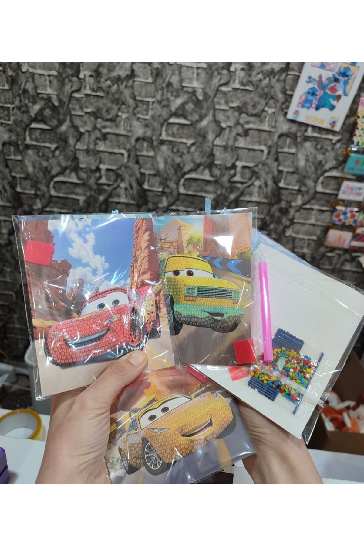 Şimşek McQuenn Elmas Dizme Boyama Seti 1 ADET