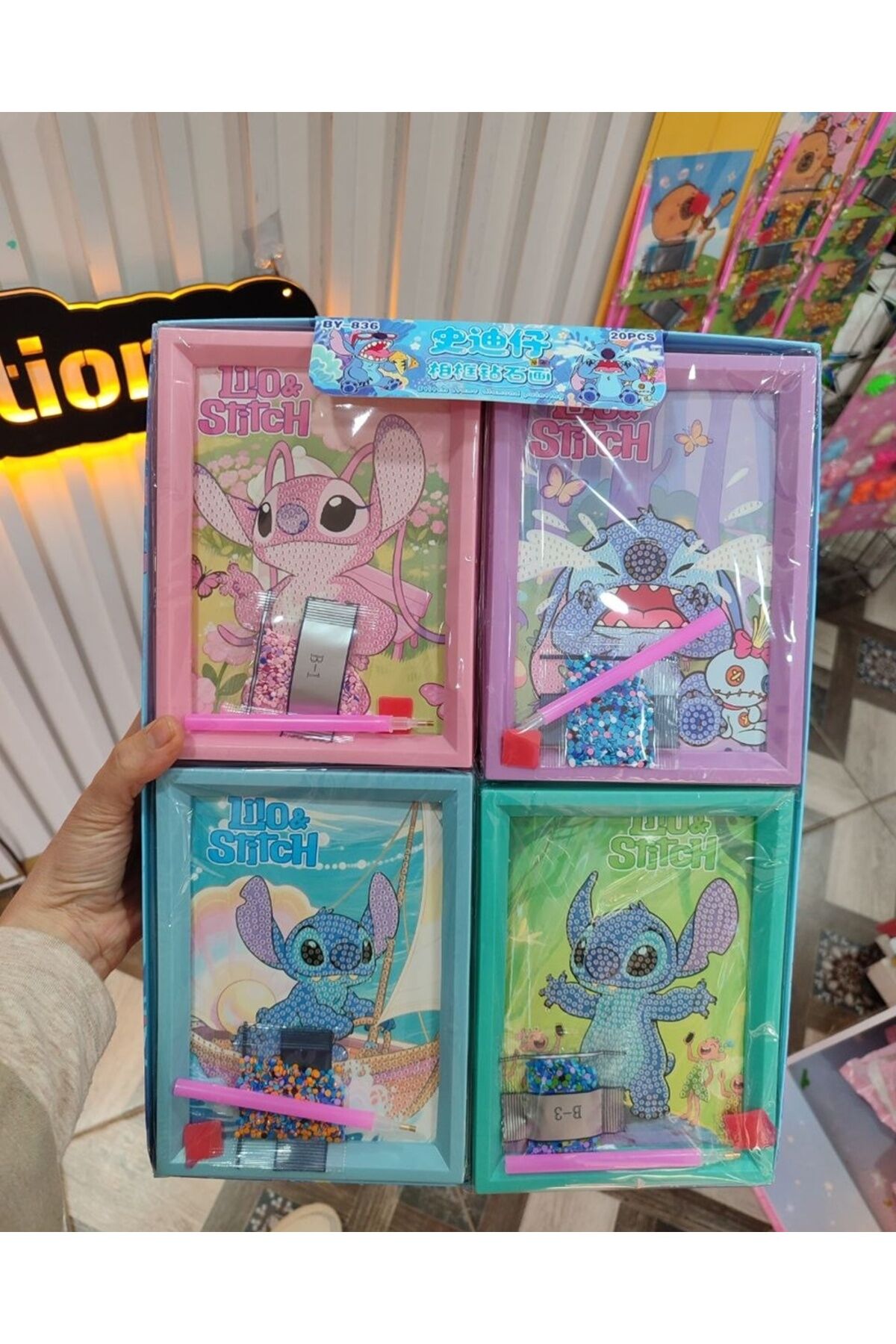 Stitch Elmas Dizme Boyama Seti 13,5x18 cm 1 ADET