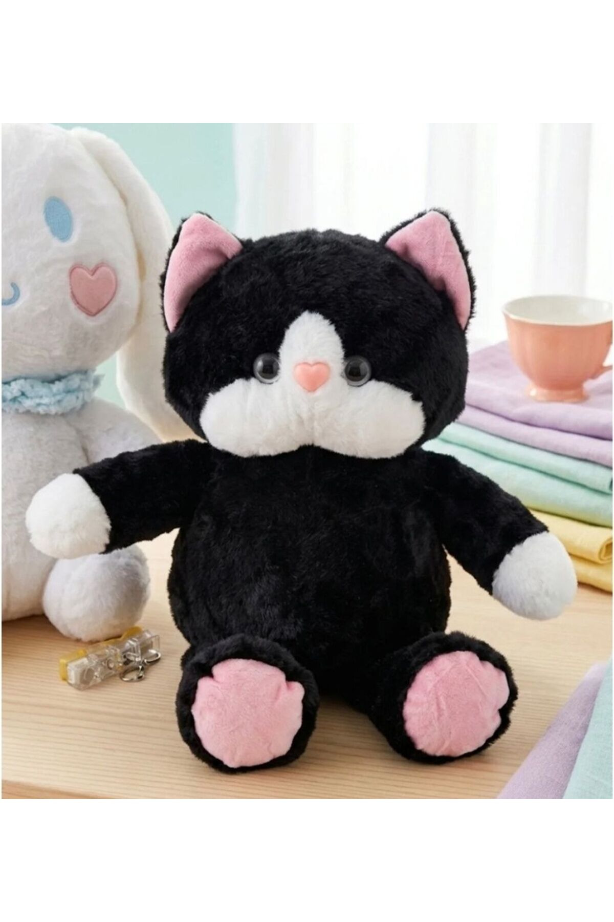 50 cm Büyük Boy Kedi Peluş Oyuncak 1 ADET