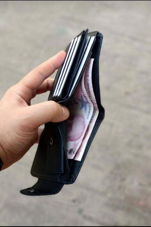 Klasik Şık Çok Kartlıklı Erkek Cüzdan Çıtçıtlı Cüzdan