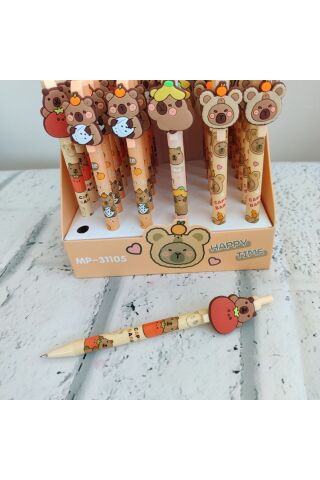 0,7 AYICIKLI UÇLU KALEM İTHAL KALEM 1 ADET Kahverengi