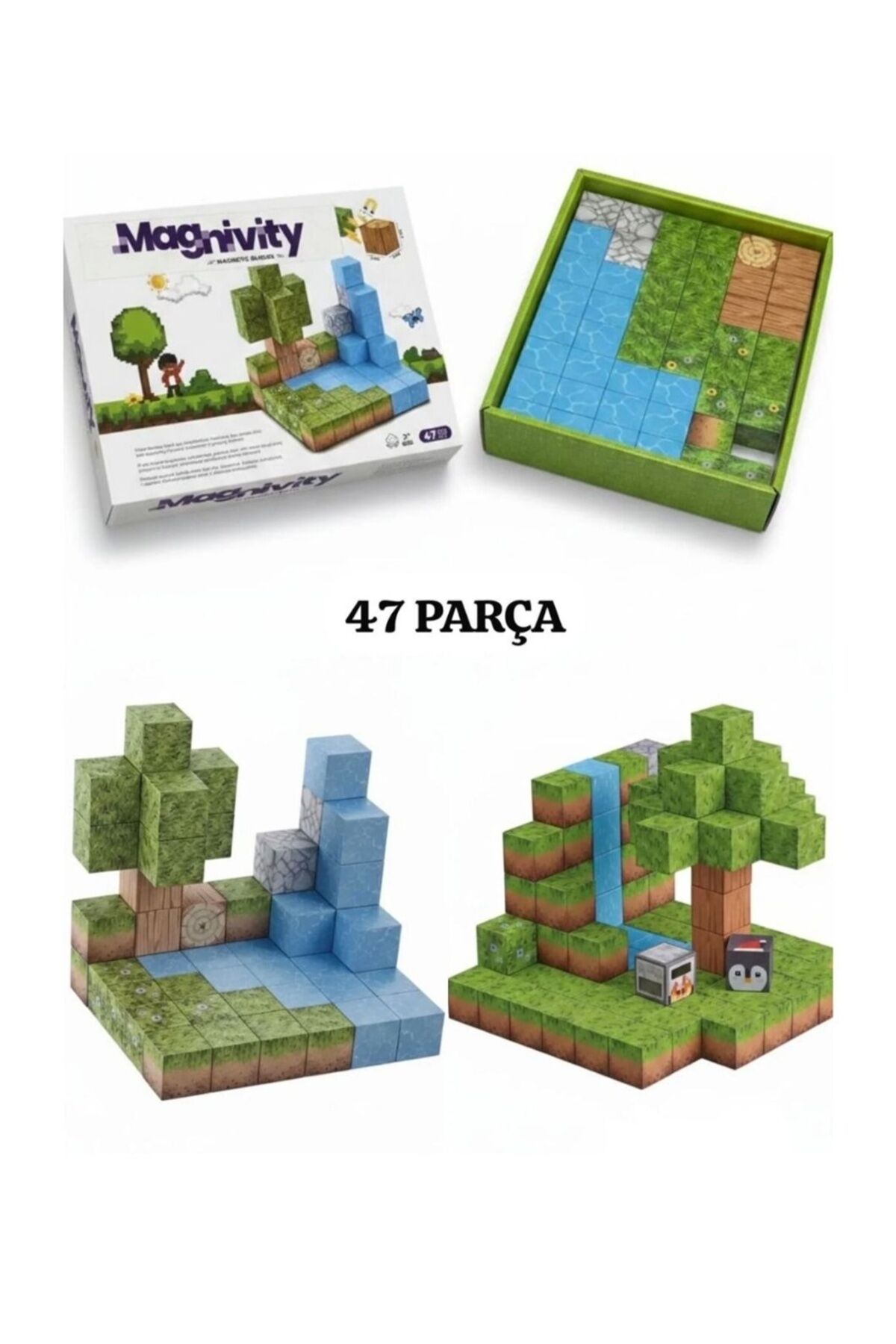 Magnivity Manyetik Küp 47 Parça