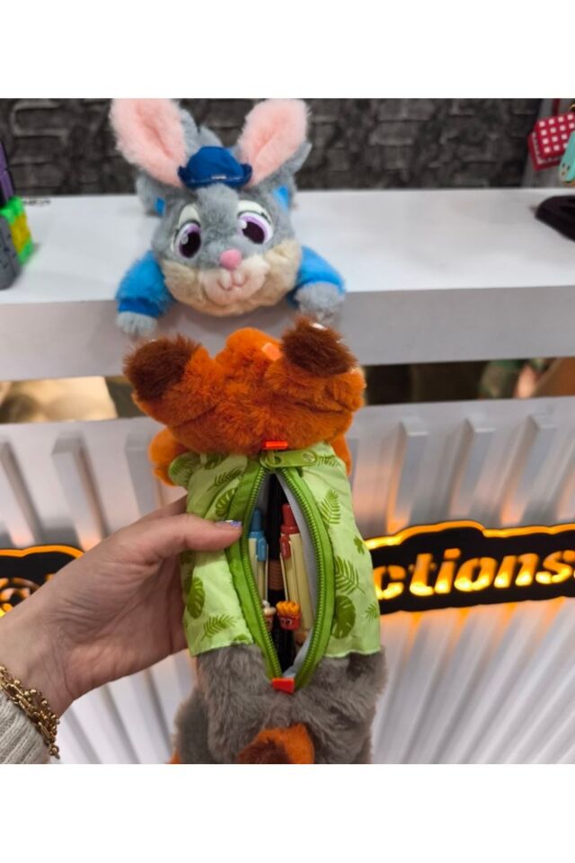 Zootopia Peluş Kalem Kutusu 21x9 cm Kalemlik 1 ADET