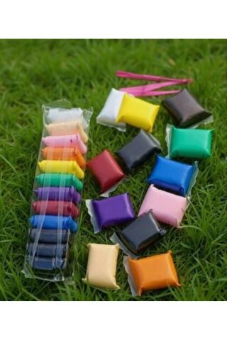 Air Clay Zıplayan Kil Hava ile Kuruyan Kil Oyun Hamuru 1 PAKET (12 ADET)