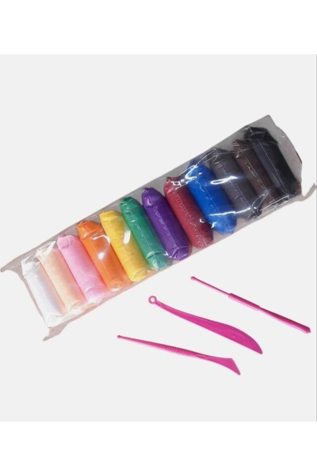 Air Clay Zıplayan Kil Hava ile Kuruyan Kil Oyun Hamuru 1 PAKET (12 ADET)