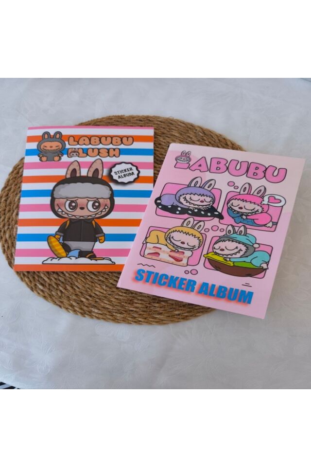 Labubu Sticker Kitabı 16 Sayfa Sticker Albüm 1 ADET