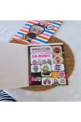 Labubu Sticker Kitabı 16 Sayfa Sticker Albüm 1 ADET