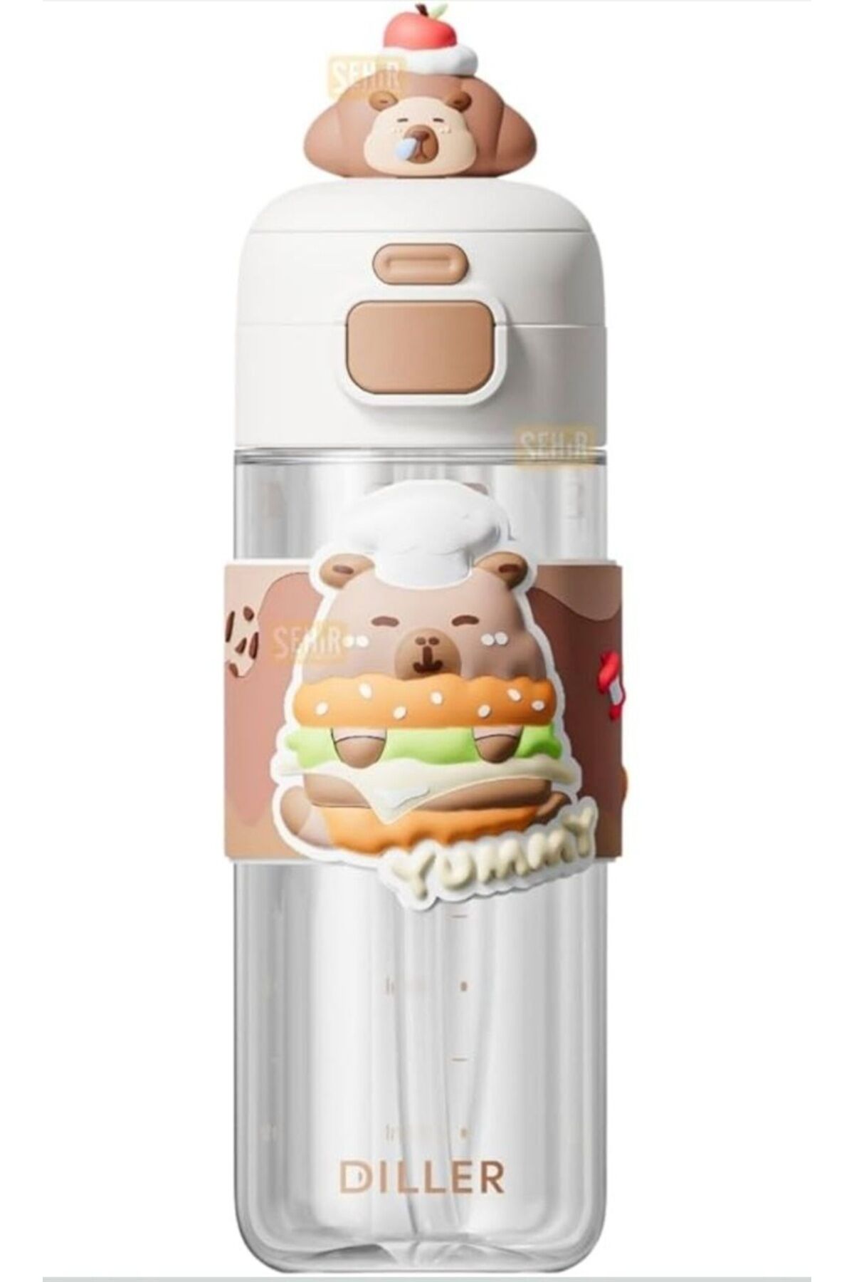 Vagonlife Diller 600 ML Çift İçim Tritan Matara