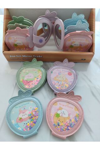 Çanta Aynası Makyaj Aynası Cep Ayna Katlanır Ayna Karışık3 - 9 x 14