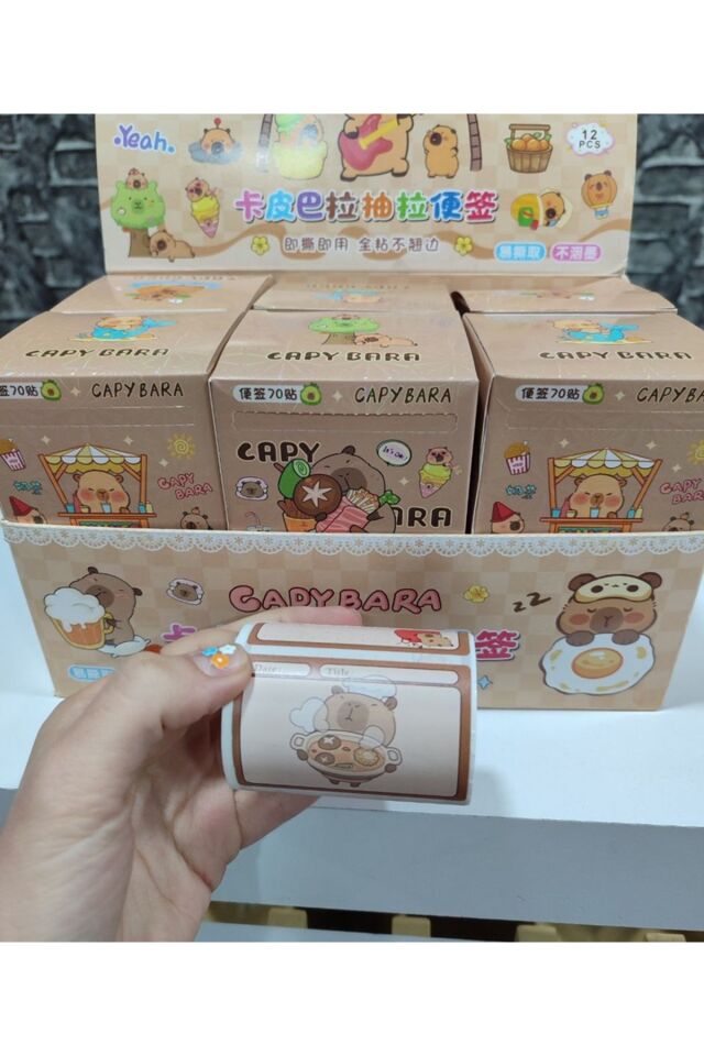 Capybara Kutu Etiket 1 ADET