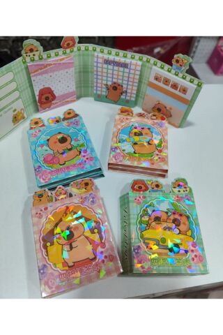 Capybara Yapışkanlı Not Kağıdı Defter Şeklinde Post-İt 1 ADET