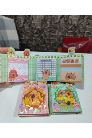 Capybara Yapışkanlı Not Kağıdı Defter Şeklinde Post-İt 1 ADET