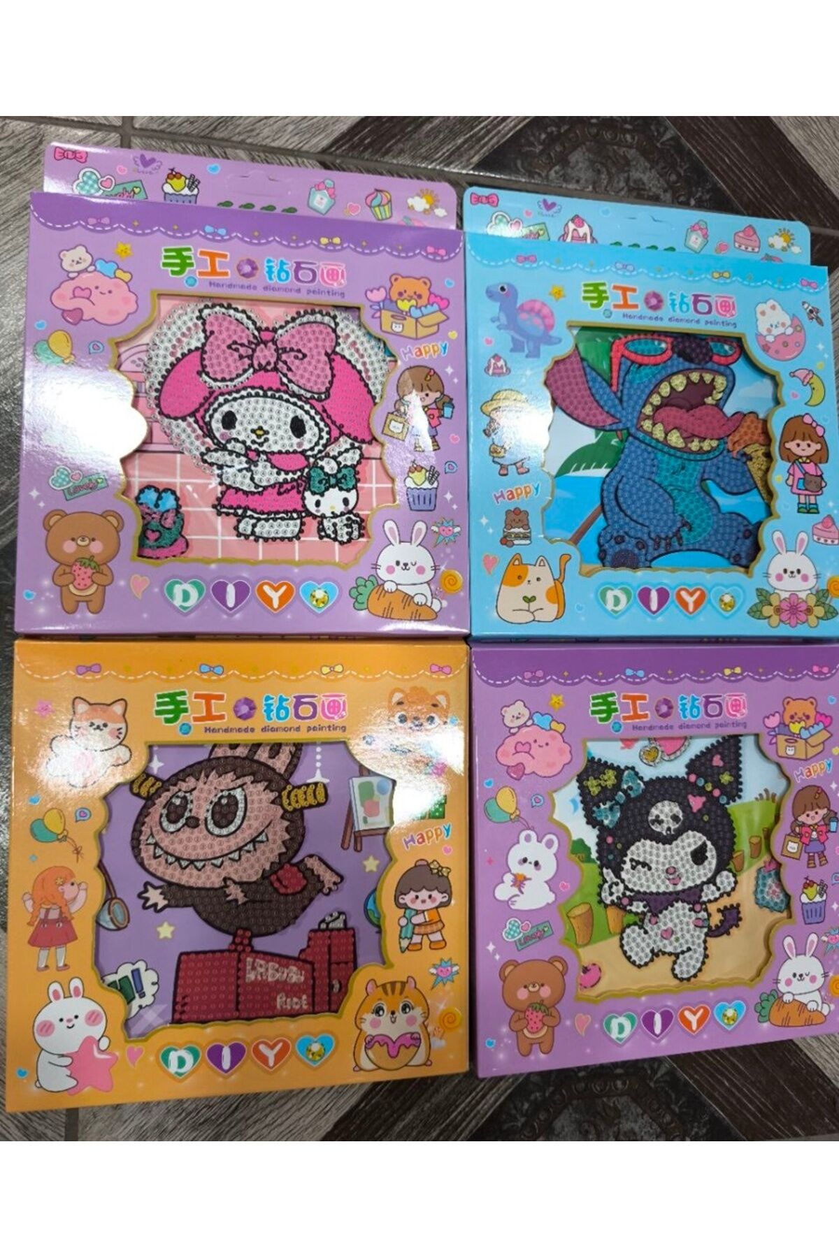 Çerçeveli Elmas Dizme Boyama Seti 18x18 cm 1 ADET