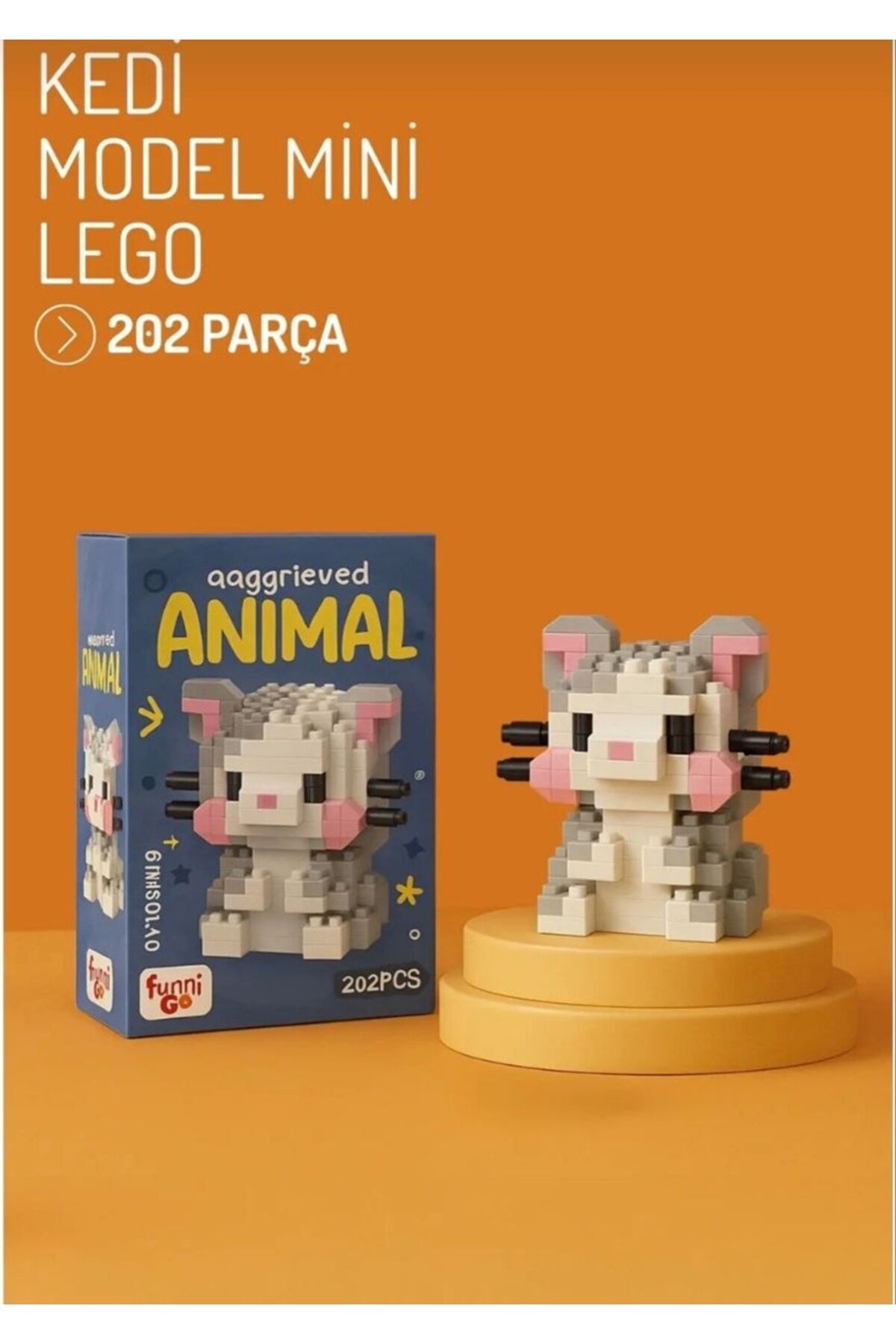 Kedi Model Bricks Yapı Oyuncak Lego 1 ADET