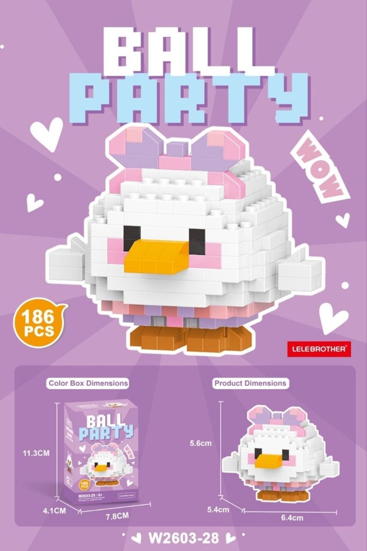 Ördek Model Bricks Yapı Oyuncak Lego 1 ADET