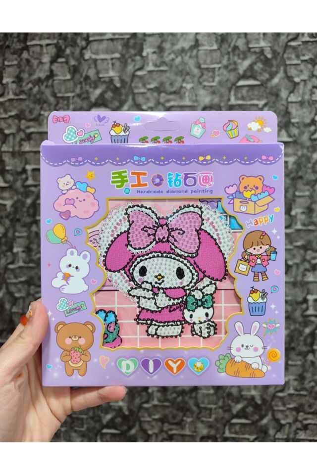 MyMelody Elmas Dizme Boyama Seti 18x18 cm 1 ADET