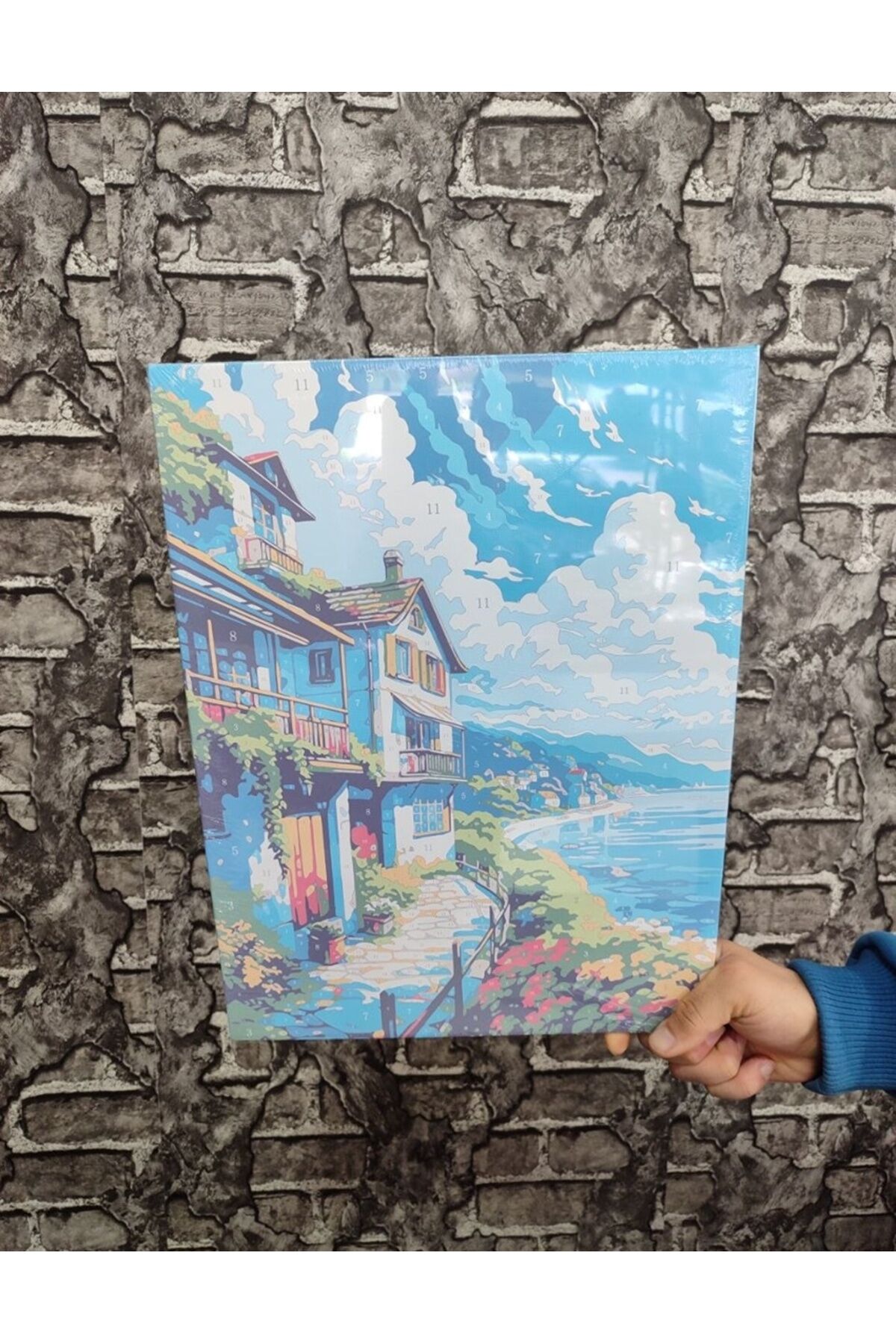 Sayılarla Boyama Seti Boya Kiti 30x40 cm