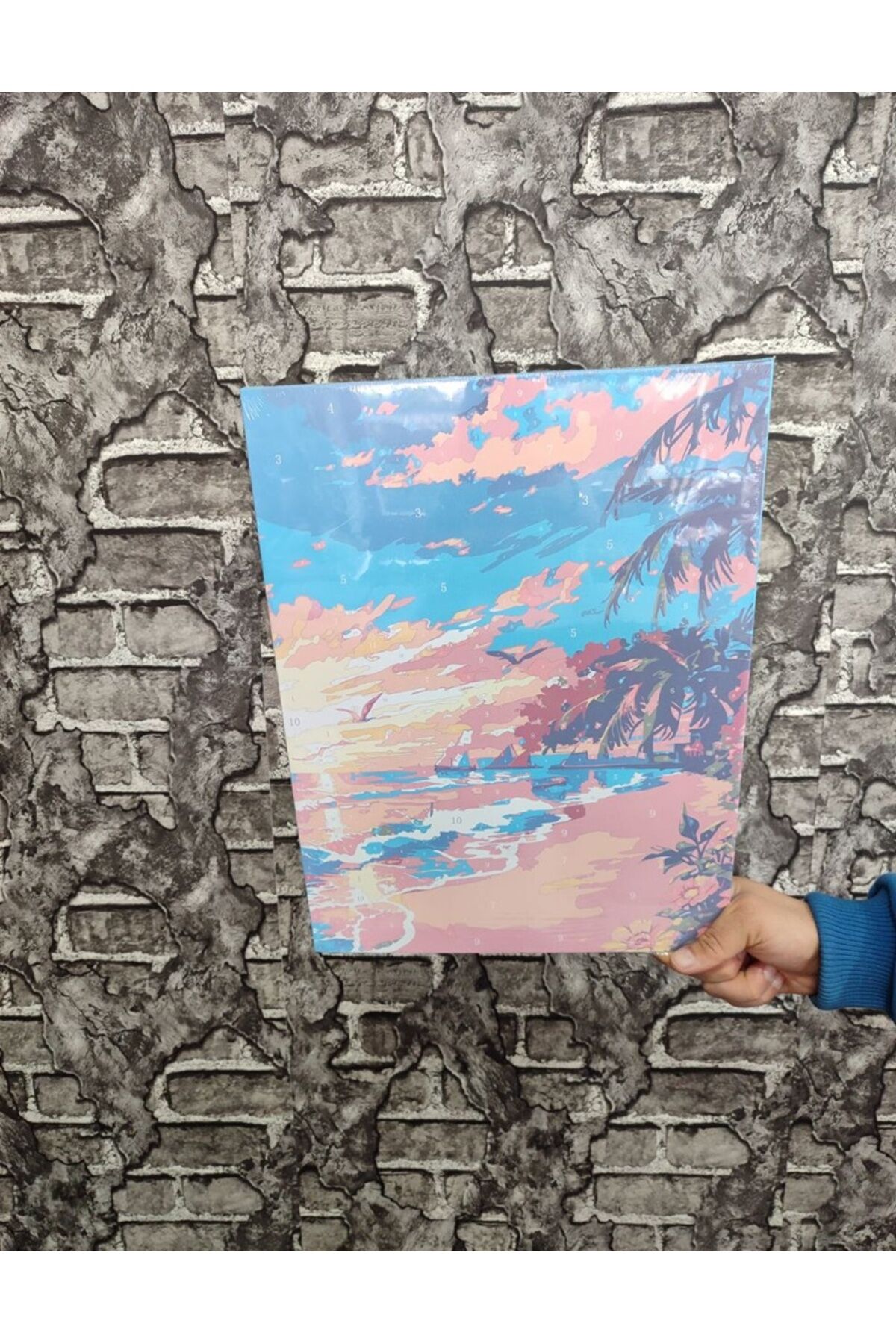 Sayılarla Boyama Seti Boyama Kiti 30x40