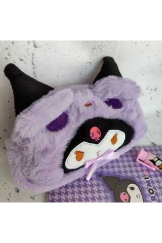 Sanrio Kalem Kutusu Kuromi MyMelodi Kalemlik Peluş Kalemlik Mor