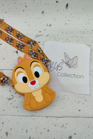 Minnie Mouse Unicorn Çilek Tavşan Batman Spiderman Gökkuşağı Çocuk Çantası Silikon Çanta Hardal - Tek Ebat
